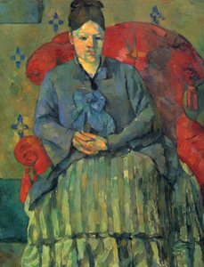 MéCézanne画象在红色扶手椅子的 作者 保罗·塞尚